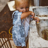 SET STUART - Bleu gris